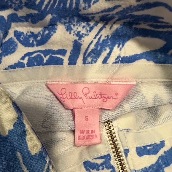 Lilly Pulitzer Blue and White Patterned Dress set of 2 size small - Picture 2 of 4